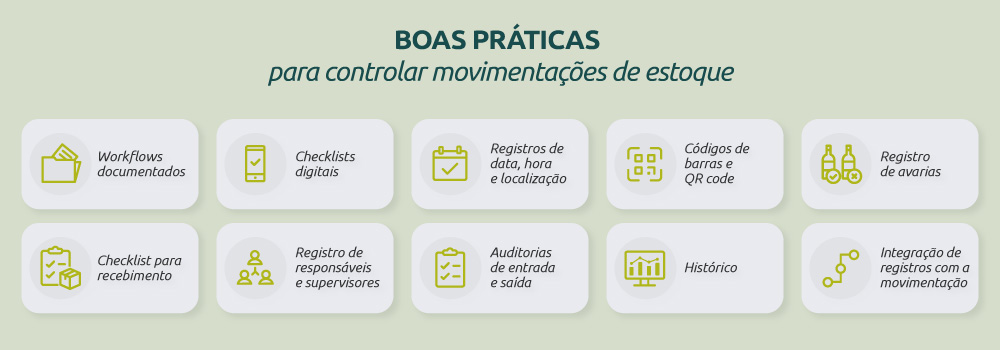 Boas práticas para controlar movimentações de estoque