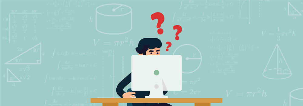 Gestor analisando um software de gestão em seu computador