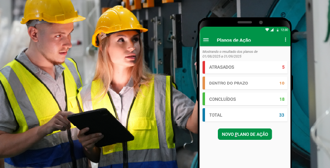 Planos de ação e acompanhamento